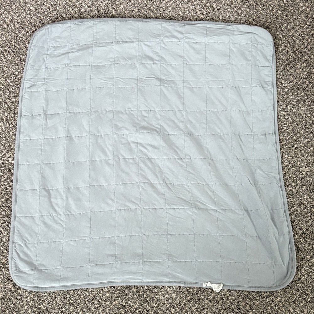 Kyte Baby: Gray Quilted Blanket (OS)